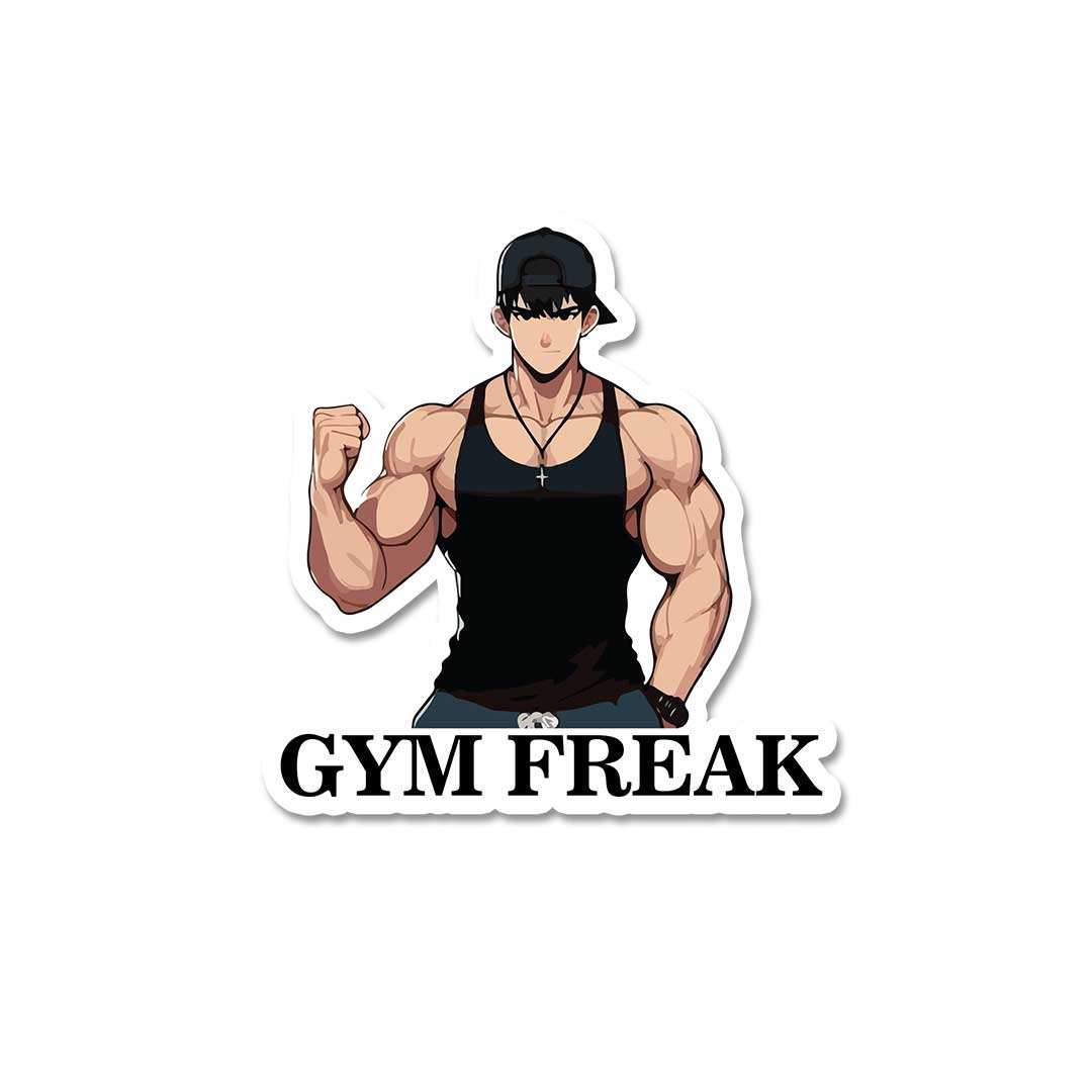 Gym Freak Sticker