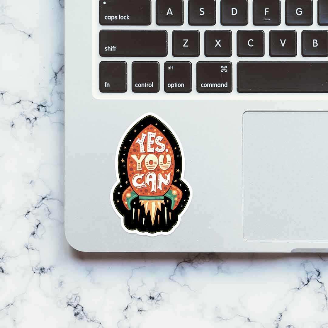 Yes you can! Sticker | STICK IT UP