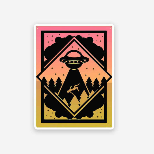 Abducted by aliens sticker | STICK IT UP