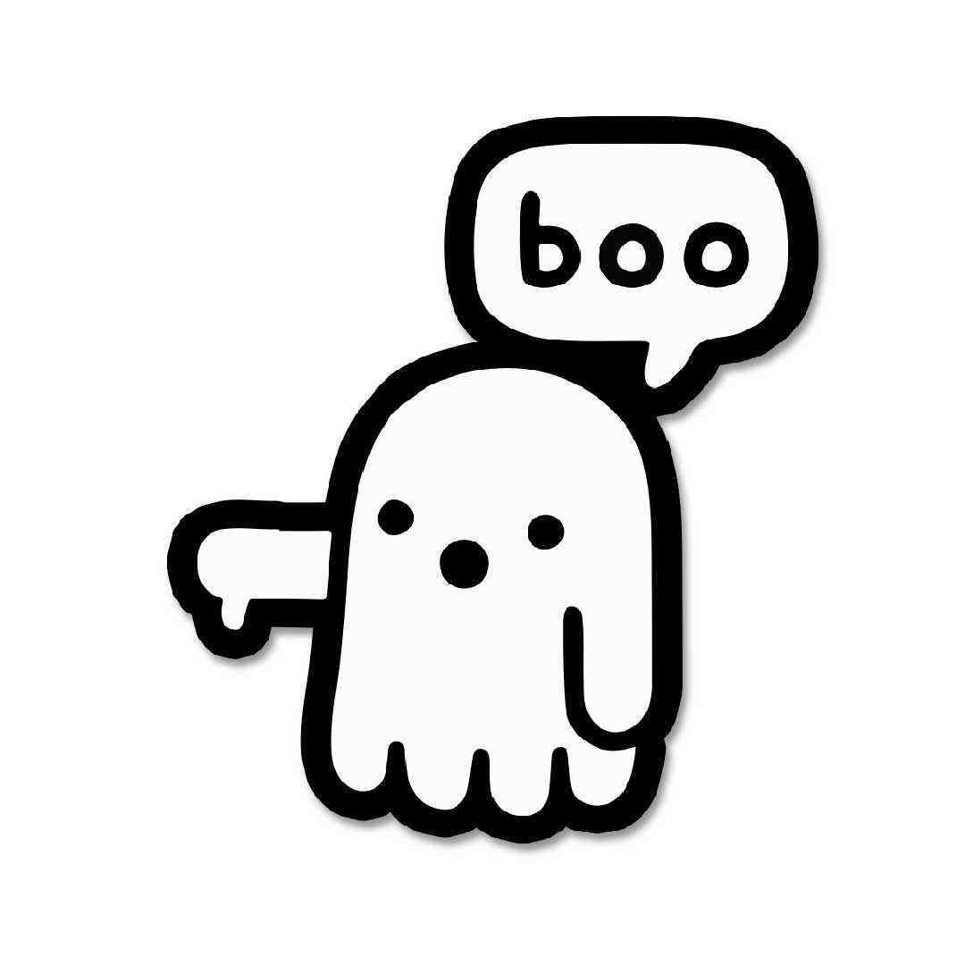 BOOO Sticker | STICK IT UP